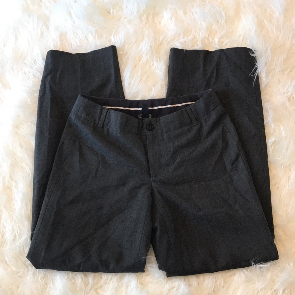 4/$25 BANANA REPUBLIC‎ CHARCOAL GRAY CONTOURED FIT - Picture 4 of 6